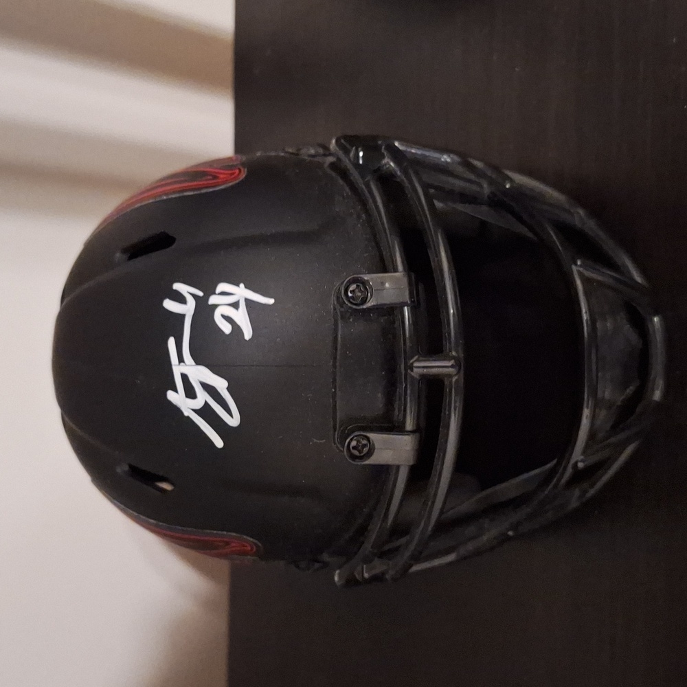 AJ Terrell Signed Atlanta Falcons Mini Helmet - Picture 4 of 4